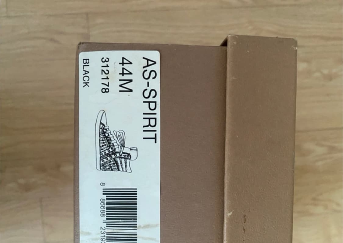 아쉬 Ash 블랙 스컬스터드 레더 하이탑 스니커즈 44 상품이미지4