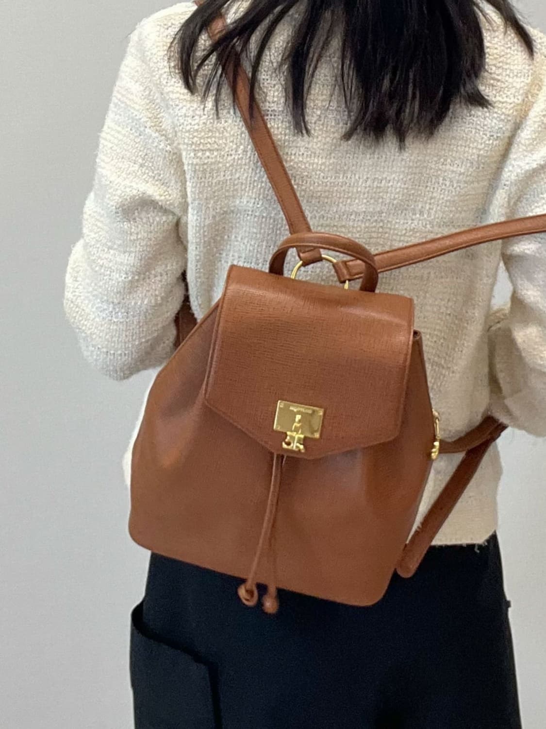 courreges / 꾸레쥬 브라운 사피아노 백팩  상품이미지8