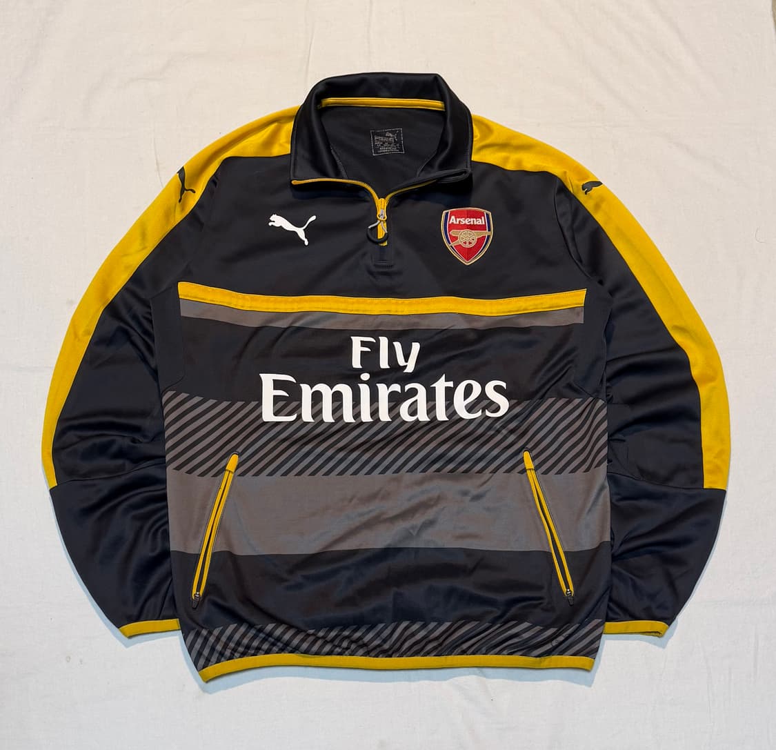 푸마 16-17 아스날 반집업 드릴탑 져지 상품이미지1