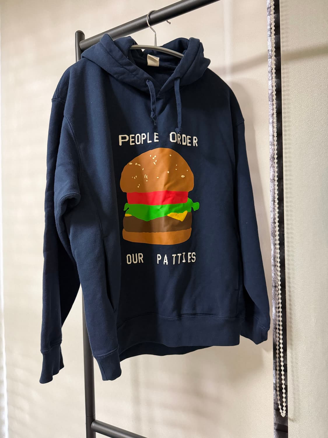 Uniqlo x 스폰지밥 후드티 네이비 M 상품이미지2