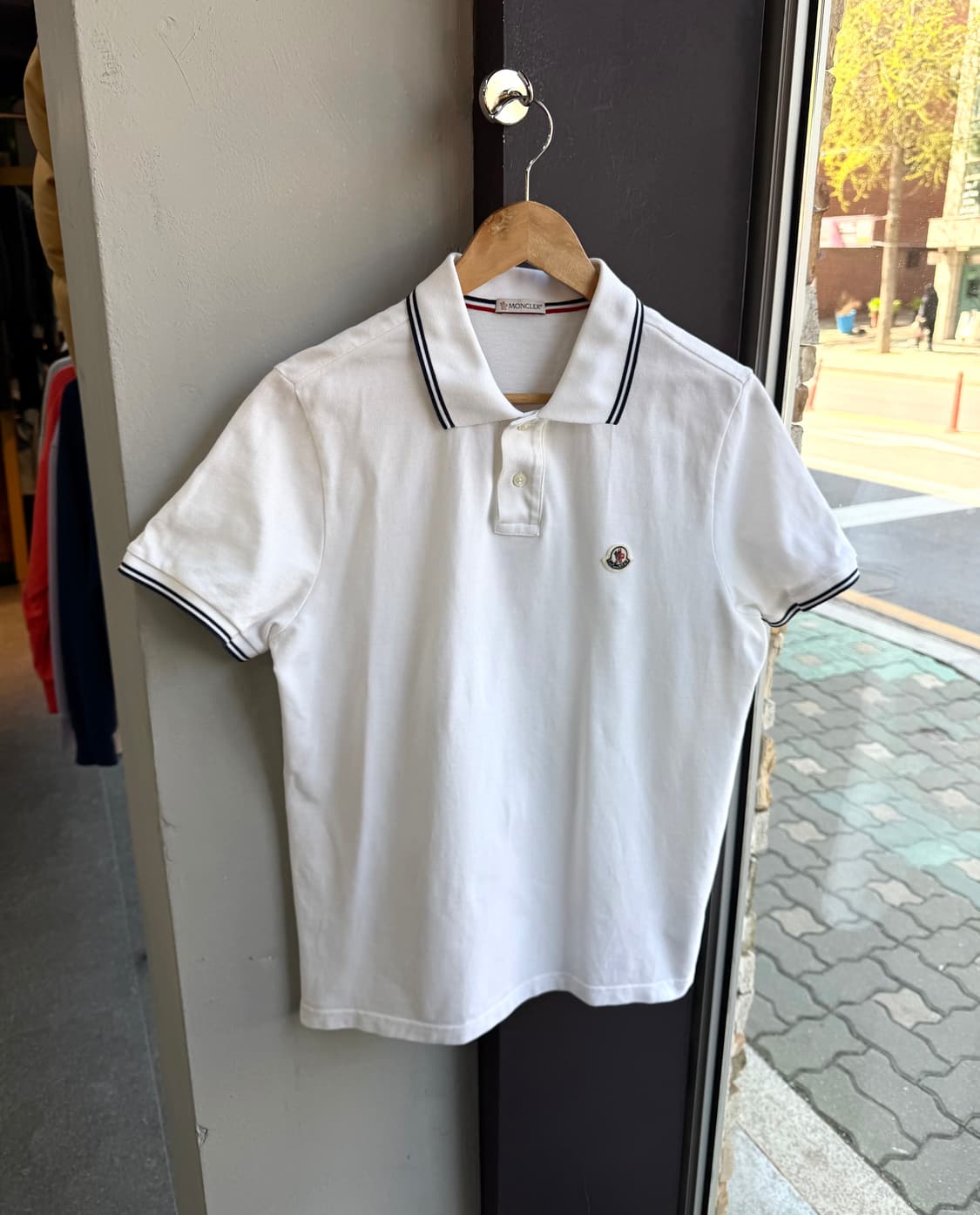 M/ 몽클레어 에센셜 로고패치 폴로 반팔 상품이미지4