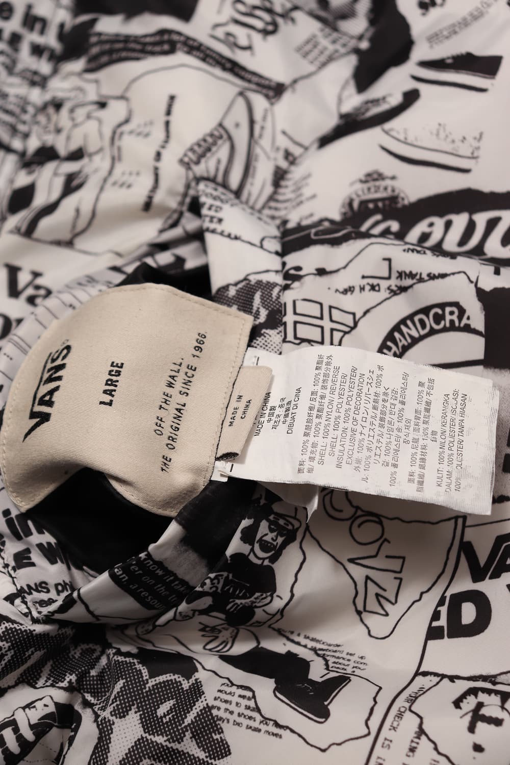 VANS 리버시블 스트릿 MA-1 항공 점퍼 women L 상품이미지6