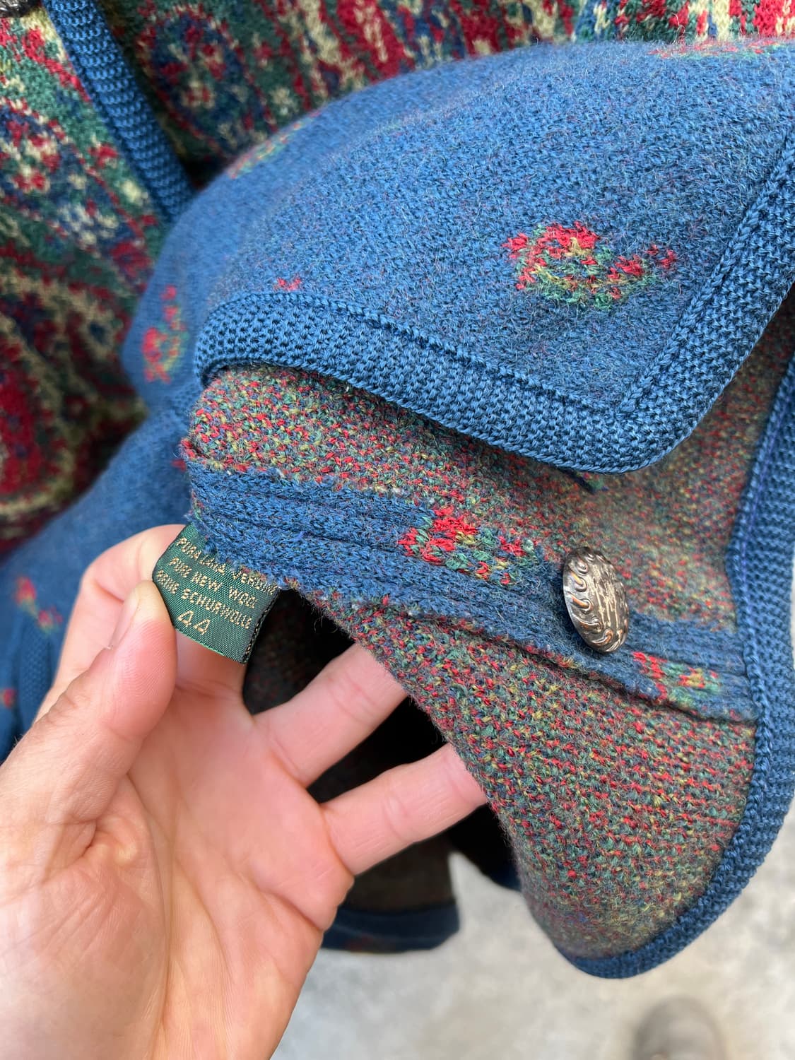 1990s BLAUENBOCK PURE WOOL JACKET 울자켓 상품이미지8