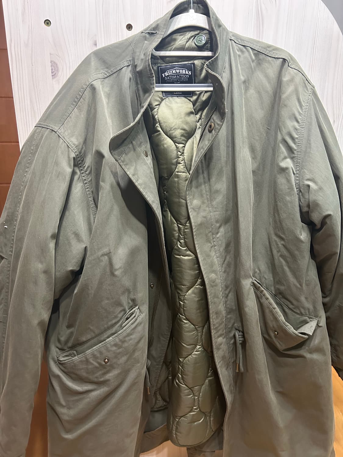 프리즘웍스 카키 야상 L 상품이미지1