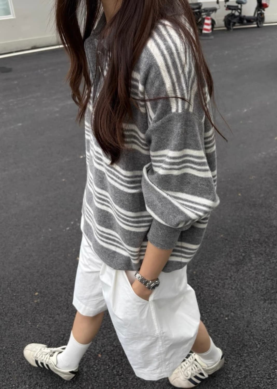 낫띵리튼 스트라이프 니트  상품이미지2