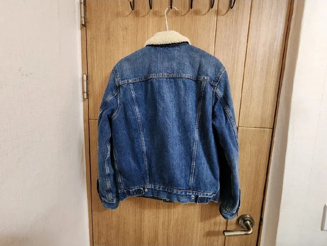 (S)리바이스 양털 쉐르파 데님 자켓 상품이미지3