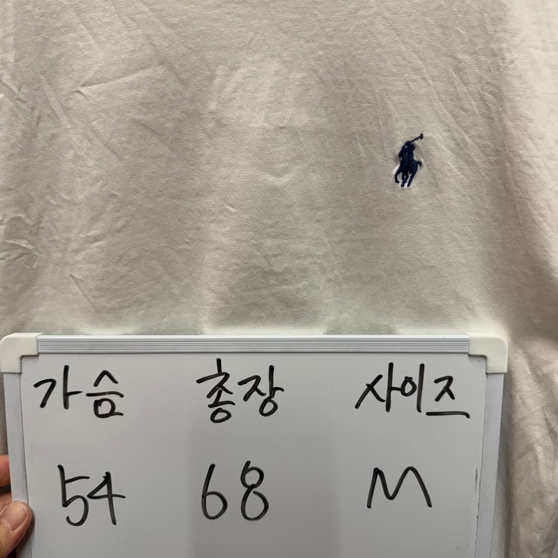 폴로 랄프로렌 기본 롱슬리브 화이트 상품이미지2