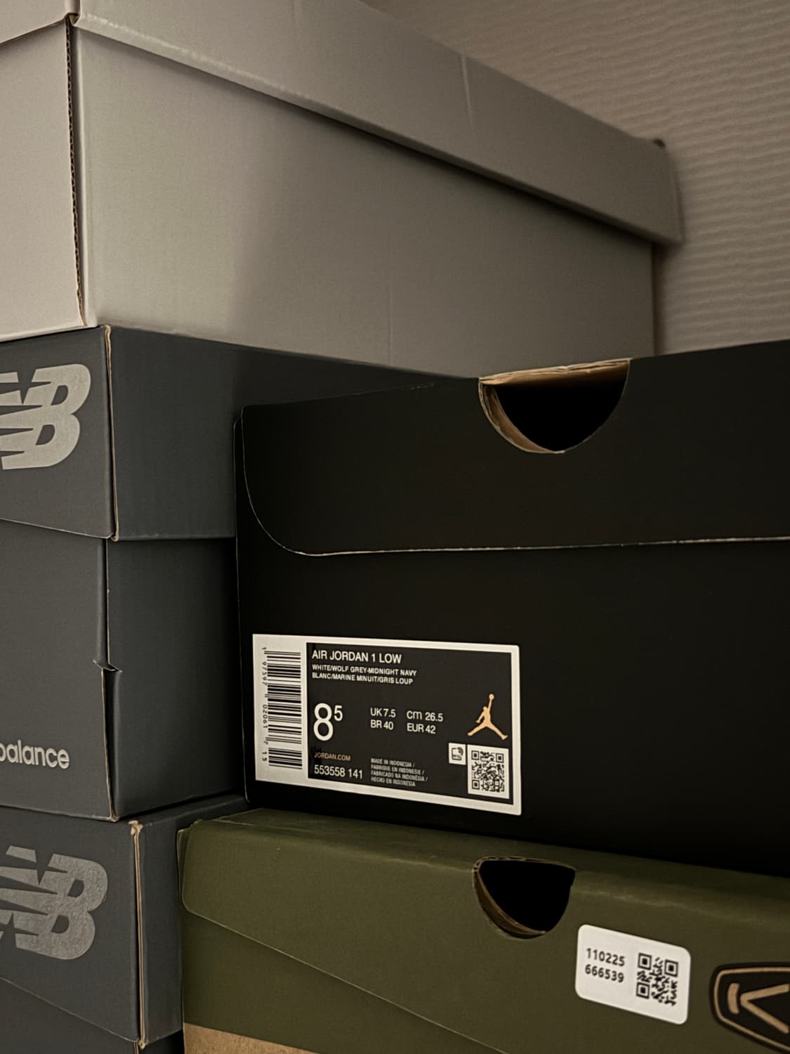 [265] 조던 1 로우 화이트 미드나잇 네이비 상품이미지4