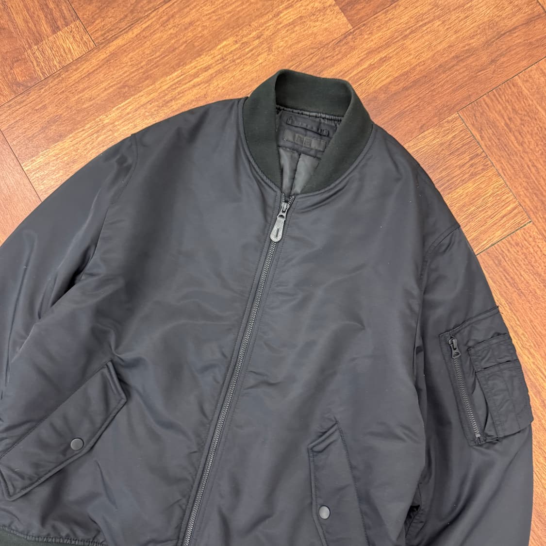  XL 유니클로 MA-1 블루종 자켓  상품이미지3