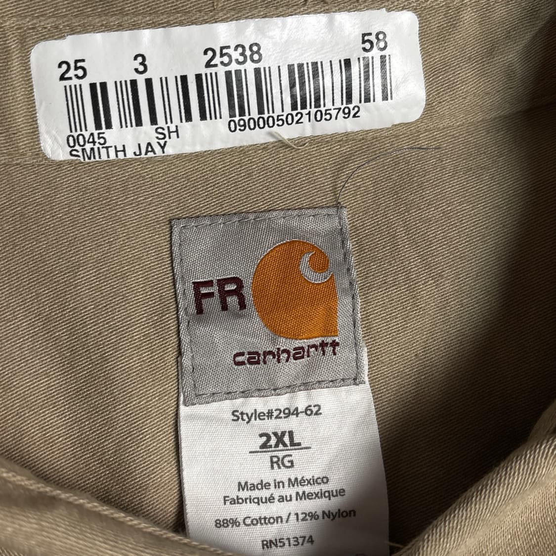 칼하트 워크셔츠 상품이미지5
