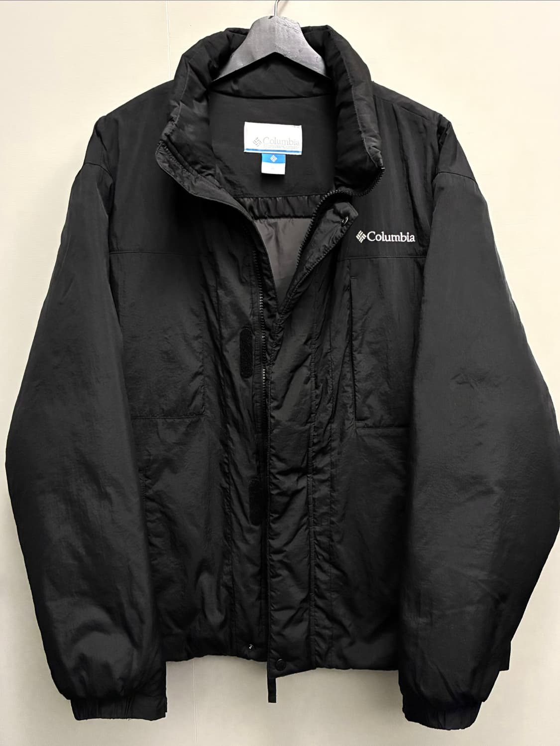 (XL)컬럼비아 옴니히트 나일론 패딩 다운 자켓 블랙 콜롬비아 상품이미지9