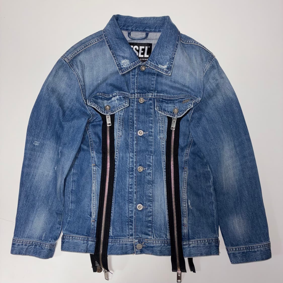 디젤 지퍼 데님 자켓 상품이미지1