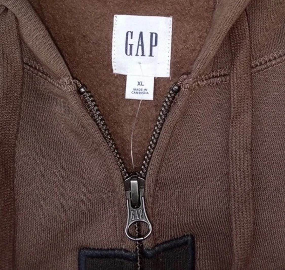 갭 스펠 아웃 후드집업 브라운 상품이미지3