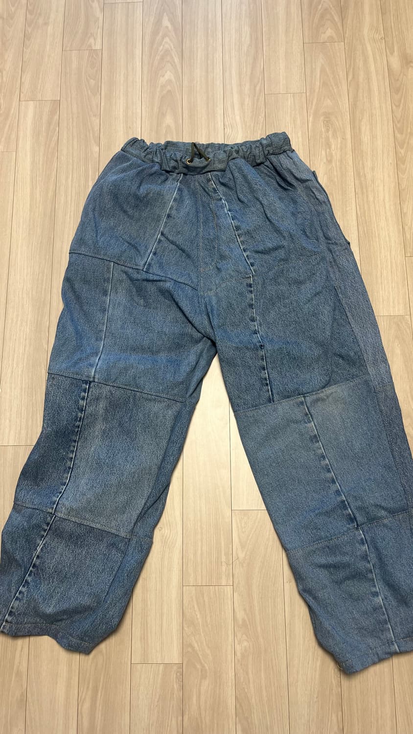 vintage patched jeans 패치드 벌룬핏 청바지 상품이미지2