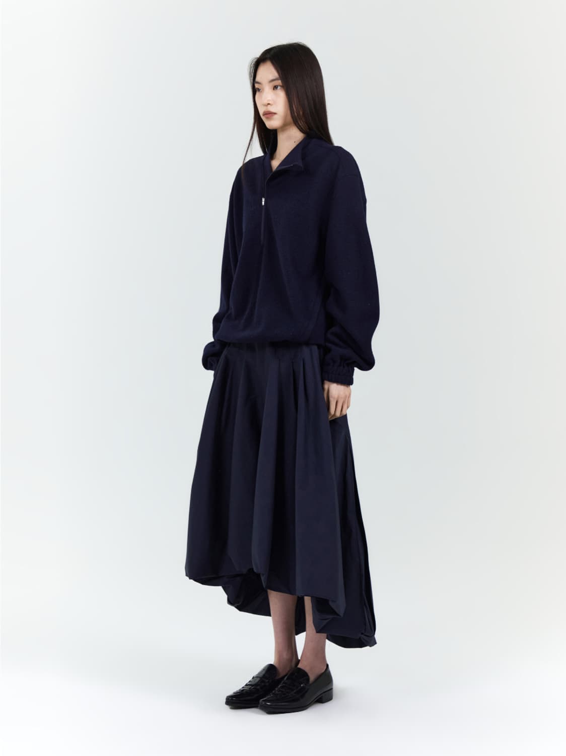 EE 이이 LONG ASYMMETY BALLOON SKIRT 스커트 상품이미지7