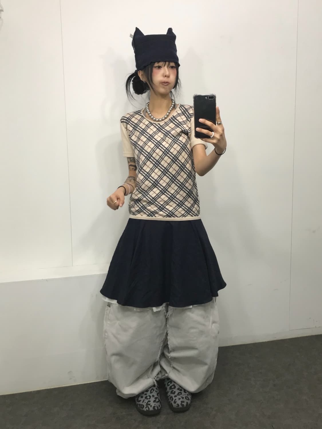 Burberry Nova Check Half Knit 상품이미지3