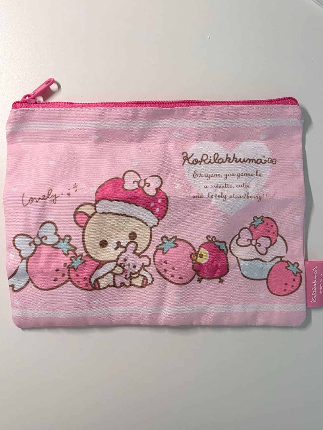 코리락쿠마 딸기 가챠 파우치 상품이미지1