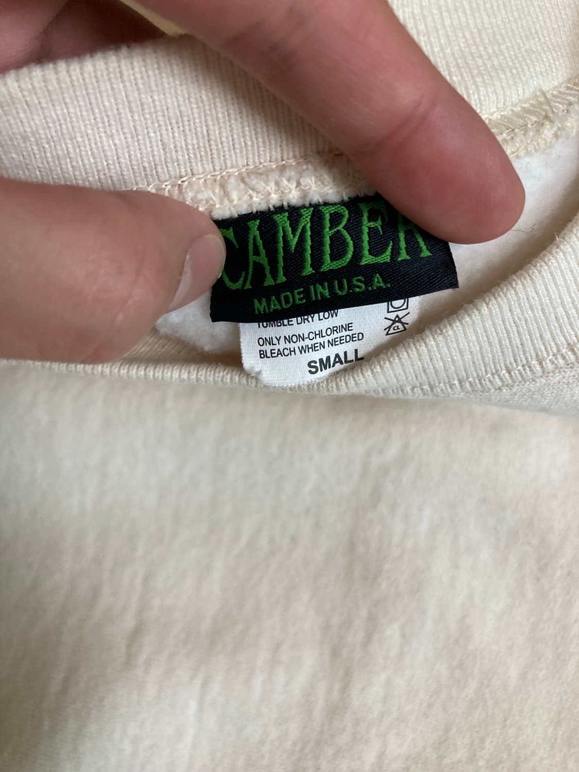 캠버 오트밀 스웻셔츠 made in usa 상품이미지3