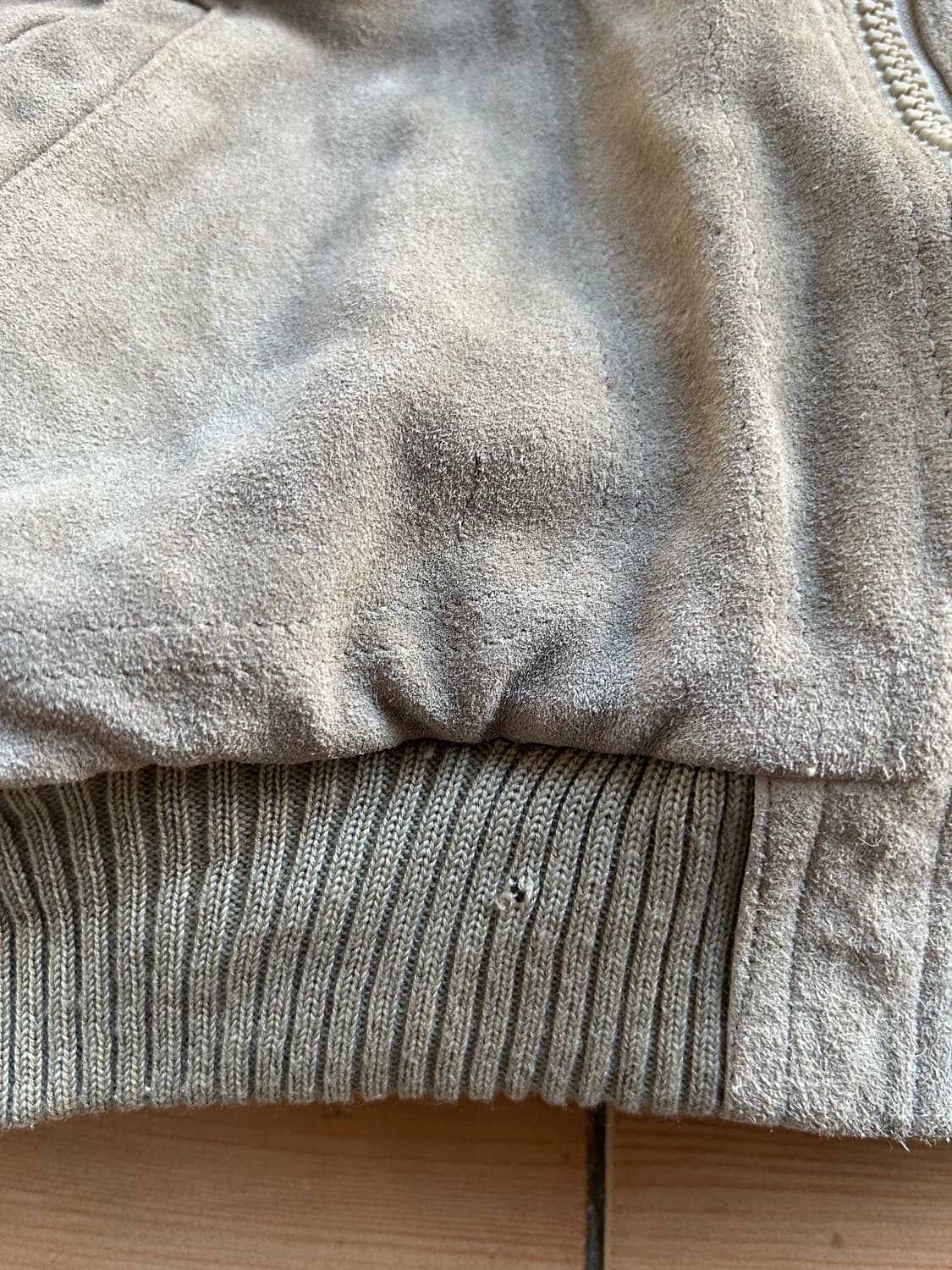 빈티지 소가죽 스웨이드 봄버자켓 상품이미지3