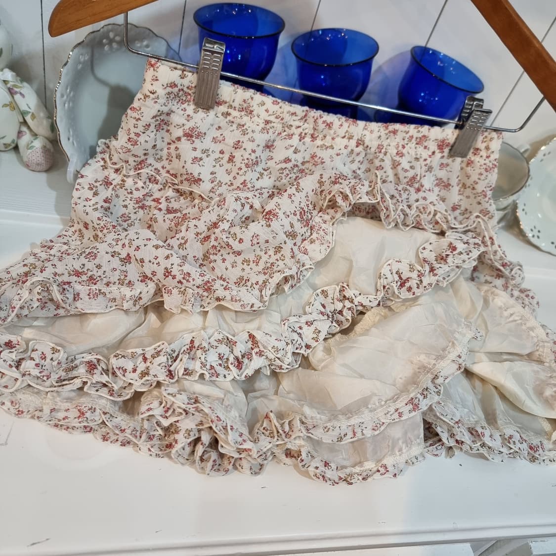 플라워 캉캉 미니 스커트 상품이미지4