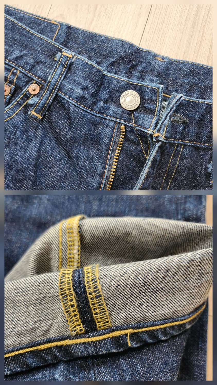 버거스플러스 lot.700 셀비지청바지(33 상품이미지9