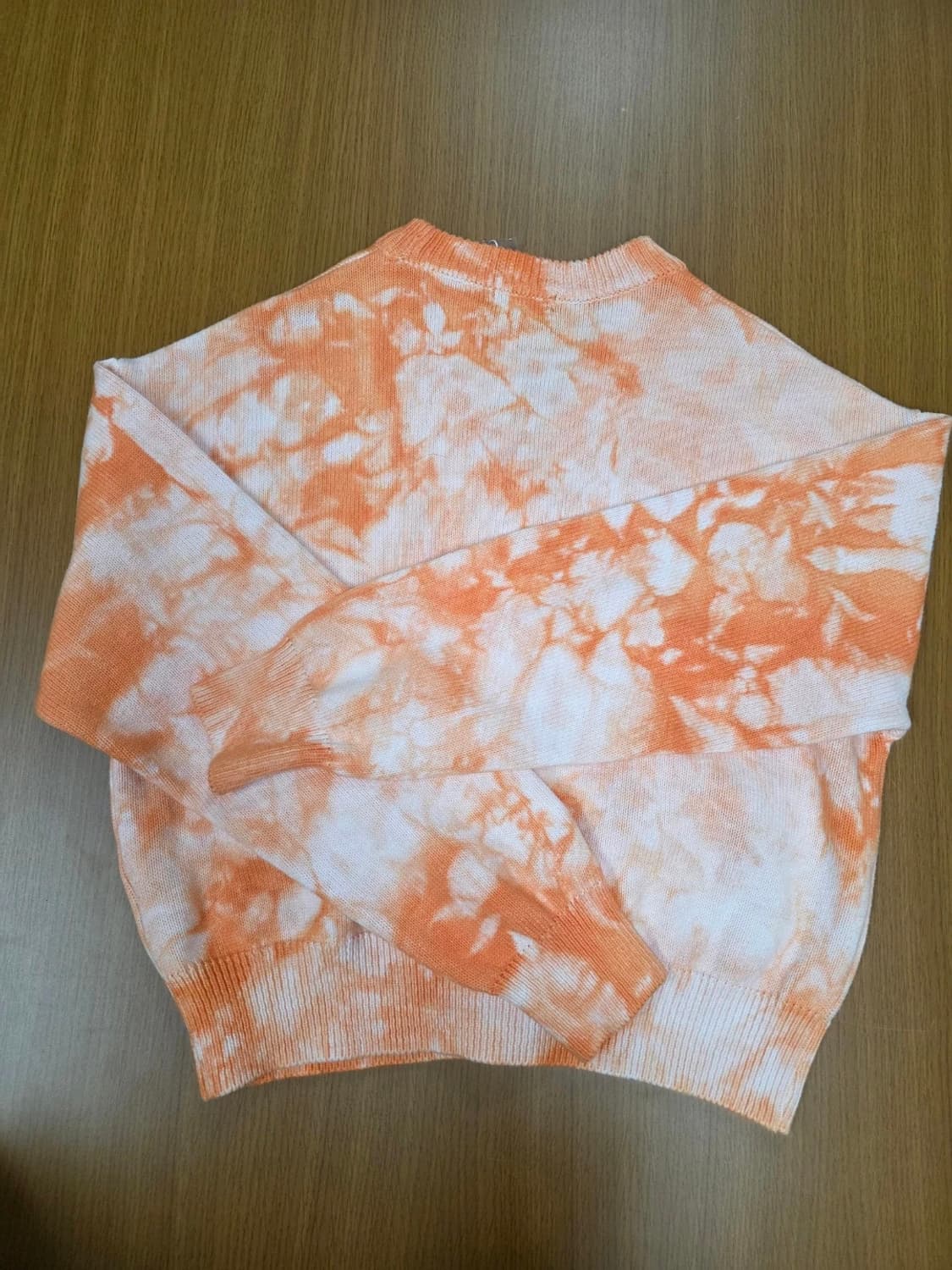 [새제품] 널디 타이다이 크롭 가디건 오렌지 M 상품이미지6