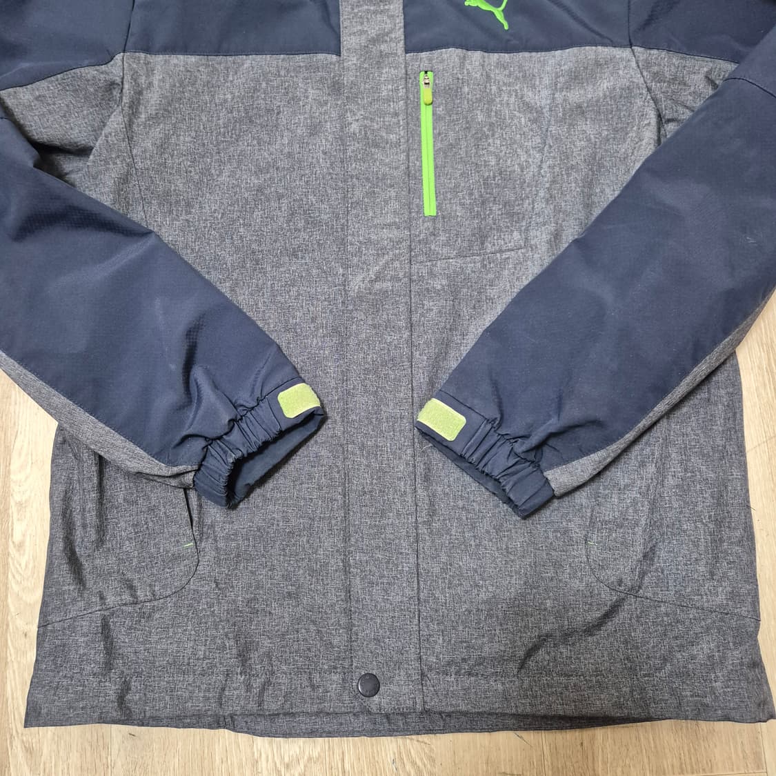 푸마 로고 바람막이 집업자켓 상품이미지3