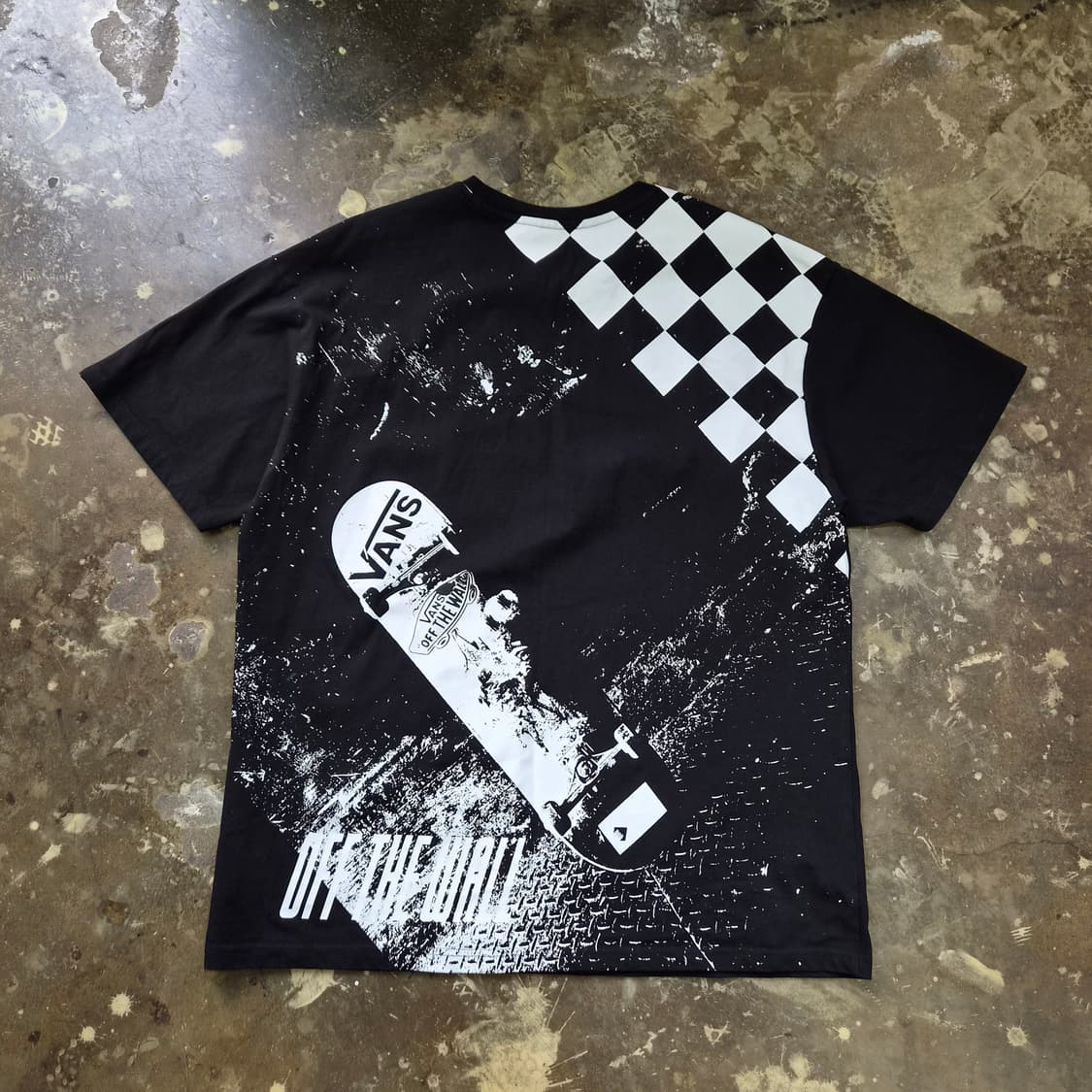 XL) VANS 반스 오버 사이즈 반팔티 반팔 티셔츠 상품이미지1