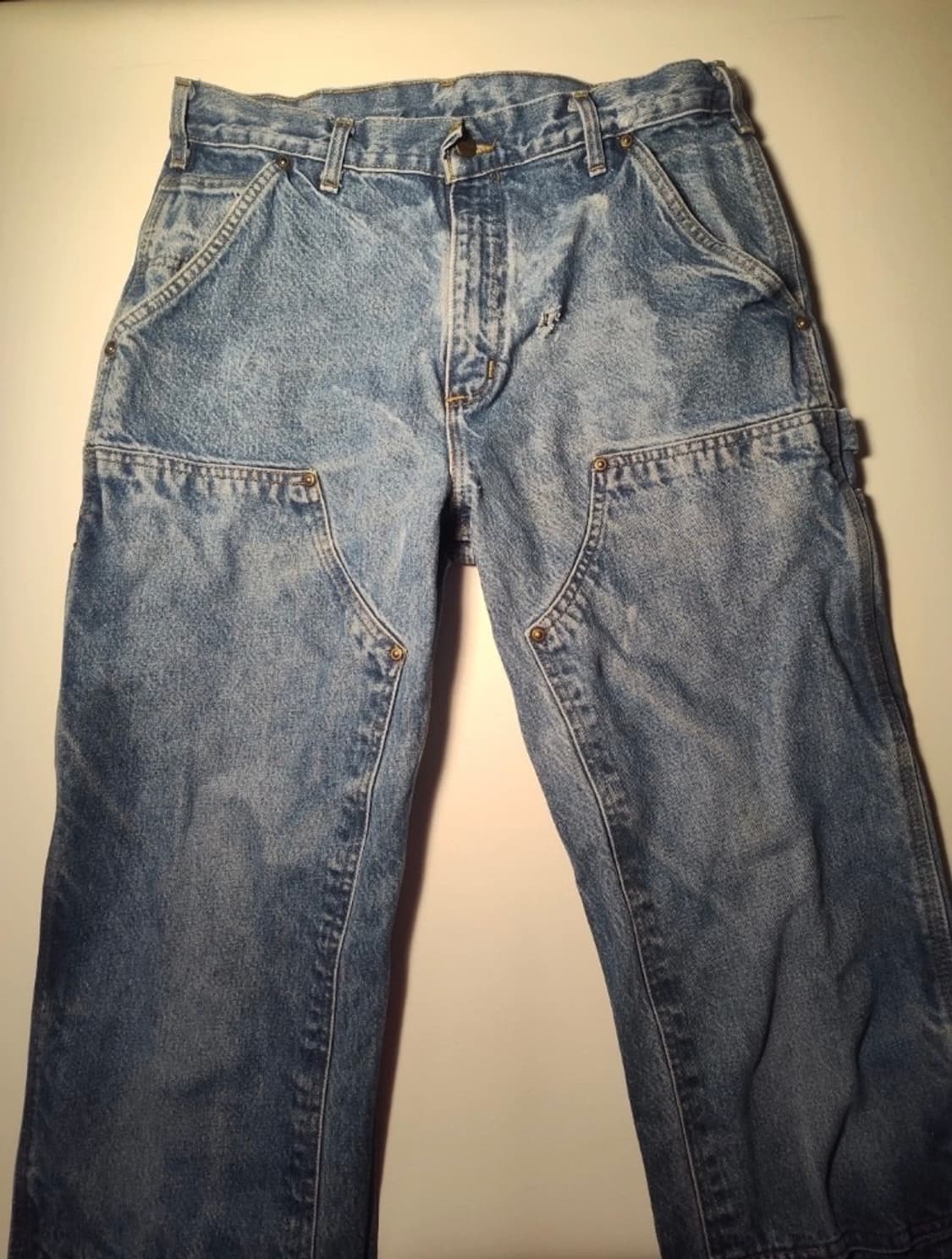 미제🇺🇸칼하트 b74 데님 더블니 상품이미지1