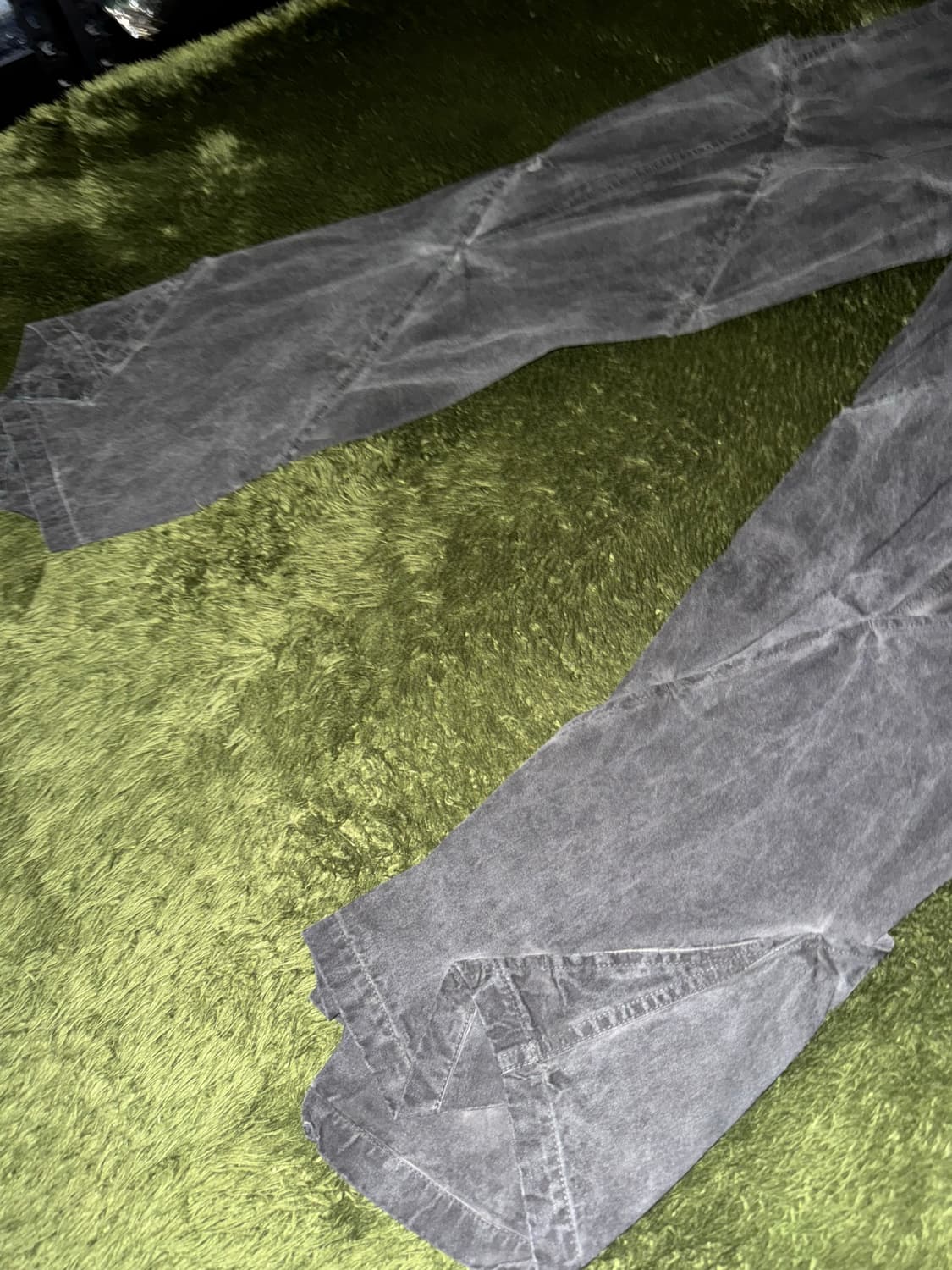 [L] JUNTAE KIM 준태킴 게더 트위스트 다이 쉘 트라우저 상품이미지5