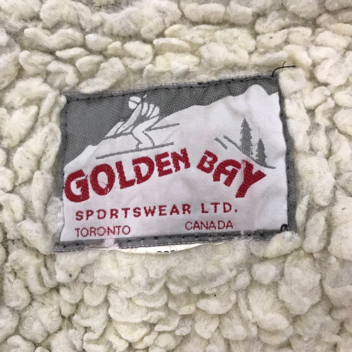 골든베이 GOLDEN BAY 80s 캐나다 양털플란넬자켓 [L] 상품이미지5