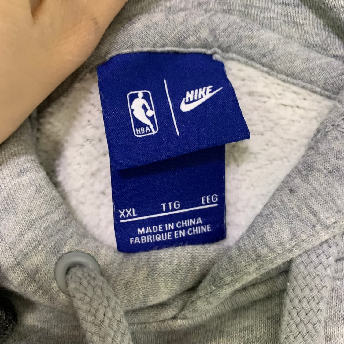 나이키 NBA 후드티 그레이 XXL 2XL 남성 빈티지 상품이미지4