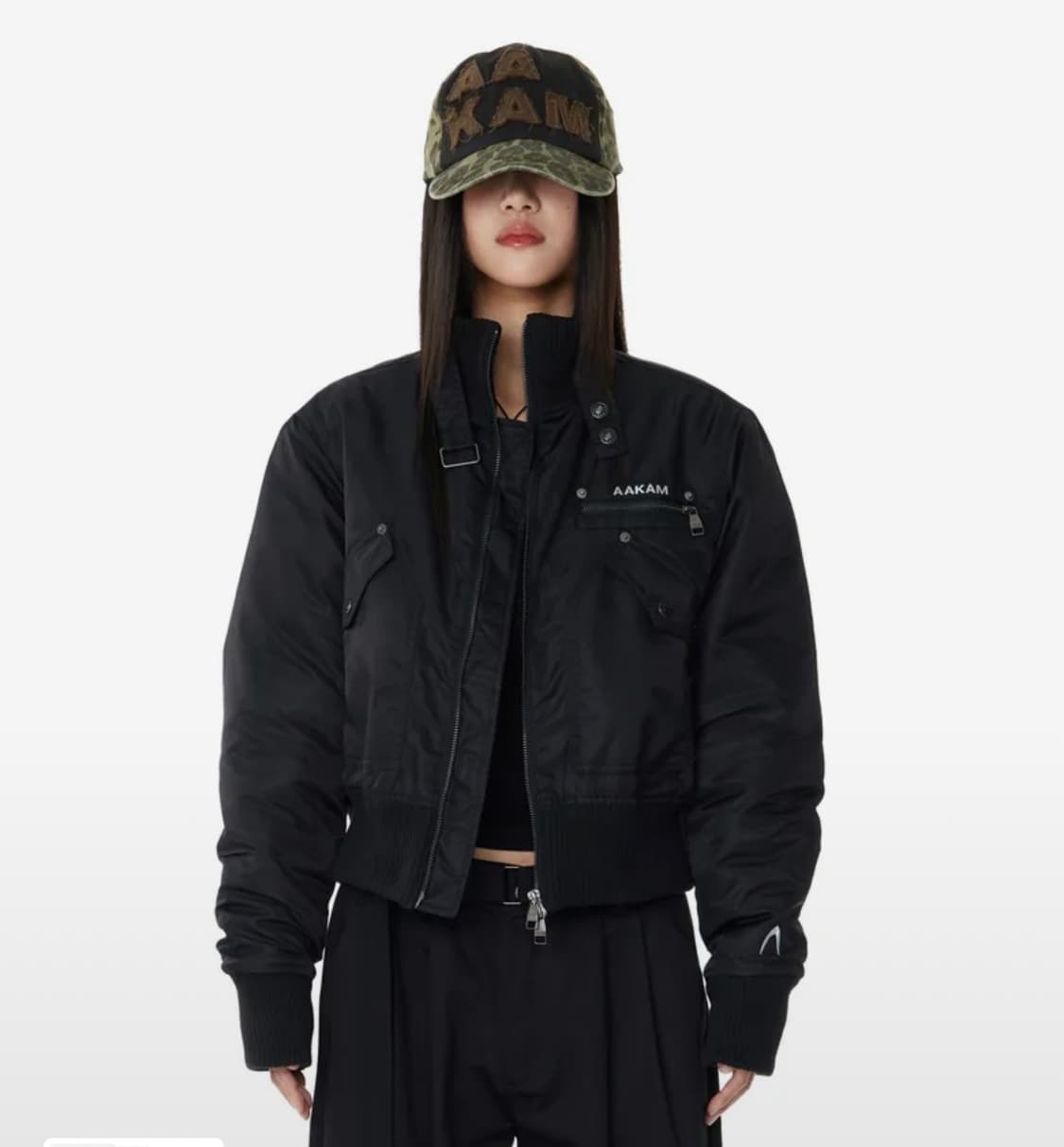 아캄 High-Neck Bomber Jacket 상품이미지1