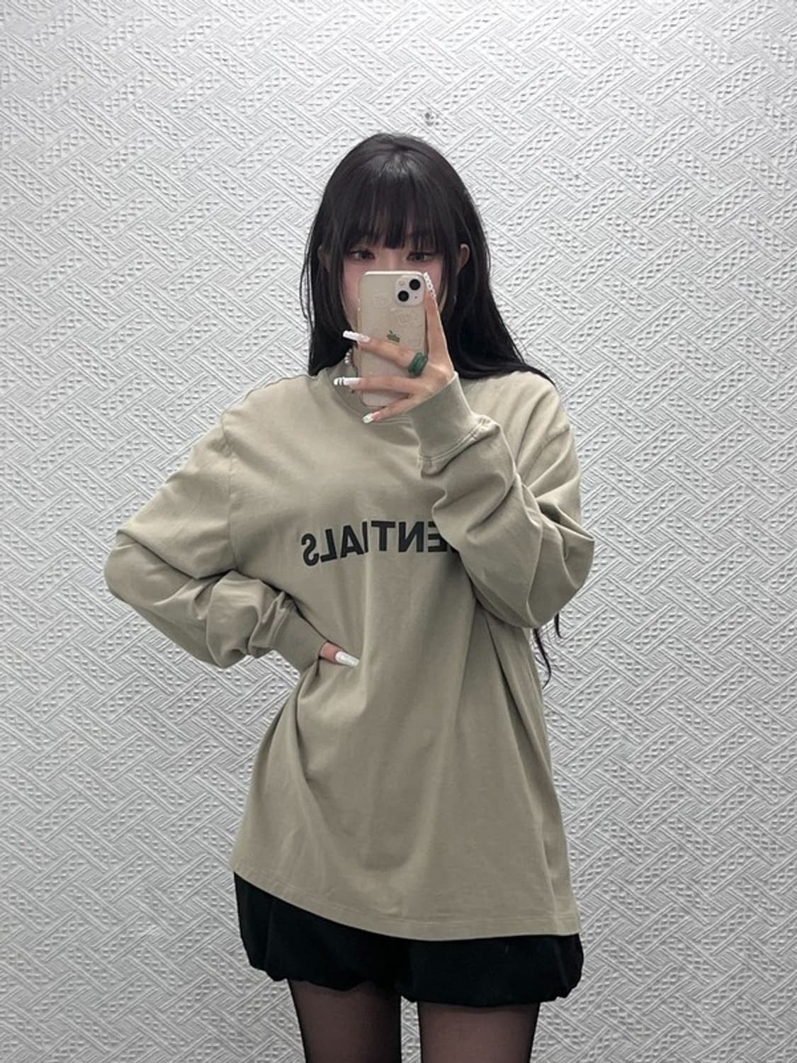 피어 오브 갓 에센셜 캐주얼 빅로고 오버핏 롱슬리브 S C10748 상품이미지2