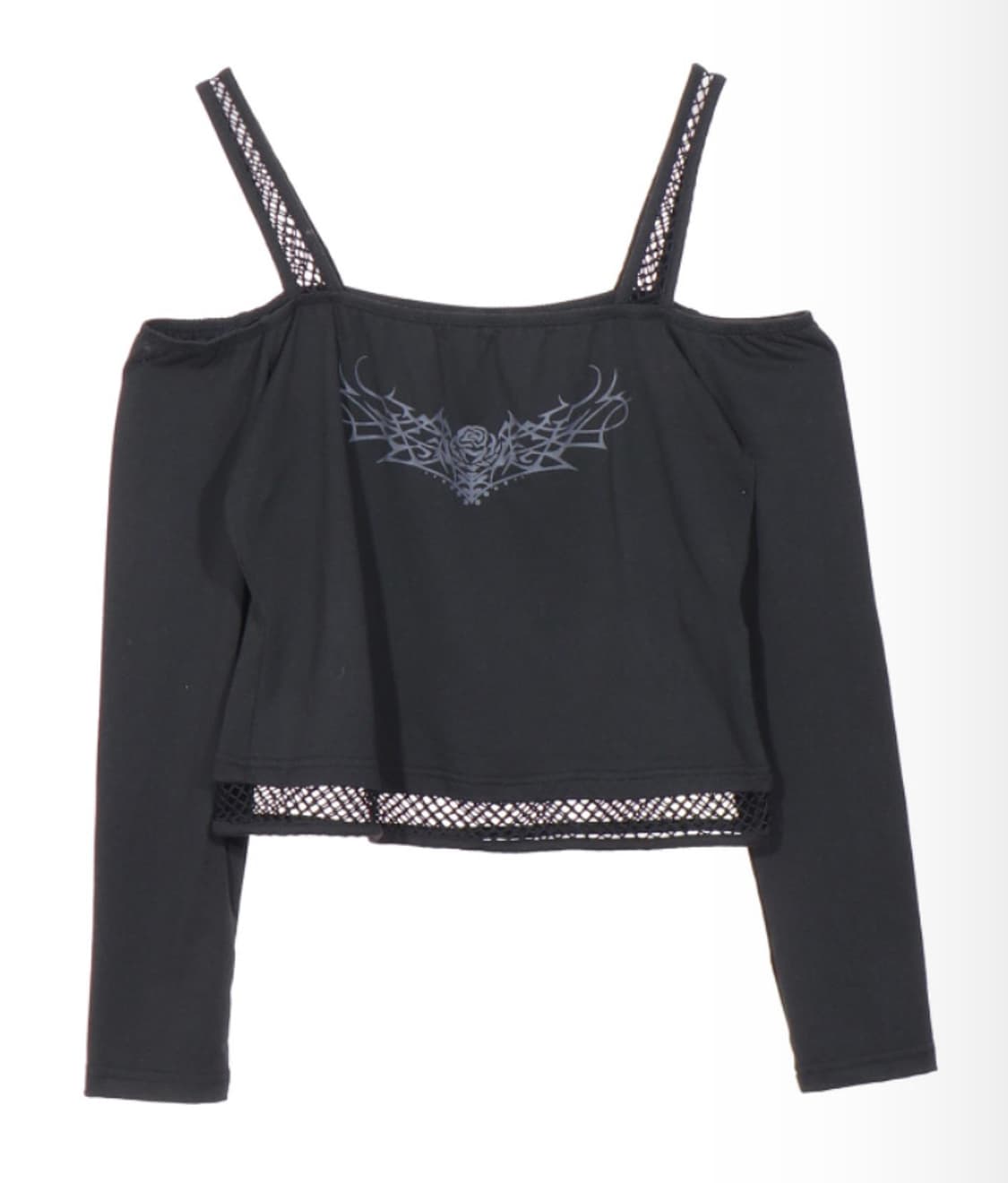 사이다 오프숄더 롱슬리브 블랙 상품이미지1