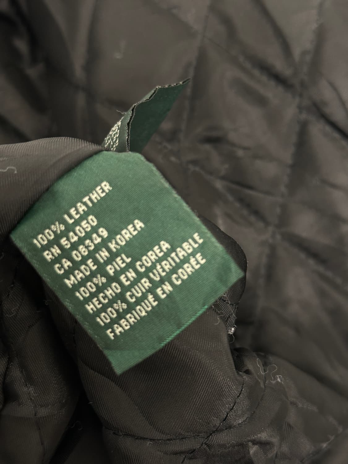 랄프로렌 폴로 미니멀 가죽자켓  상품이미지4