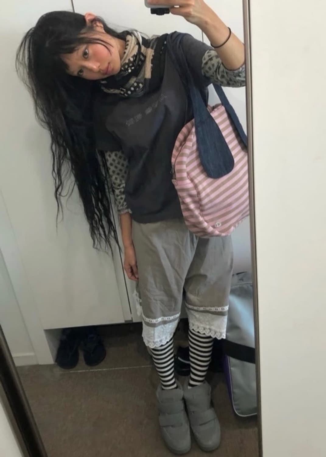 240))코이세이오 코이 범블 스니커즈 그레이 새상품 상품이미지2