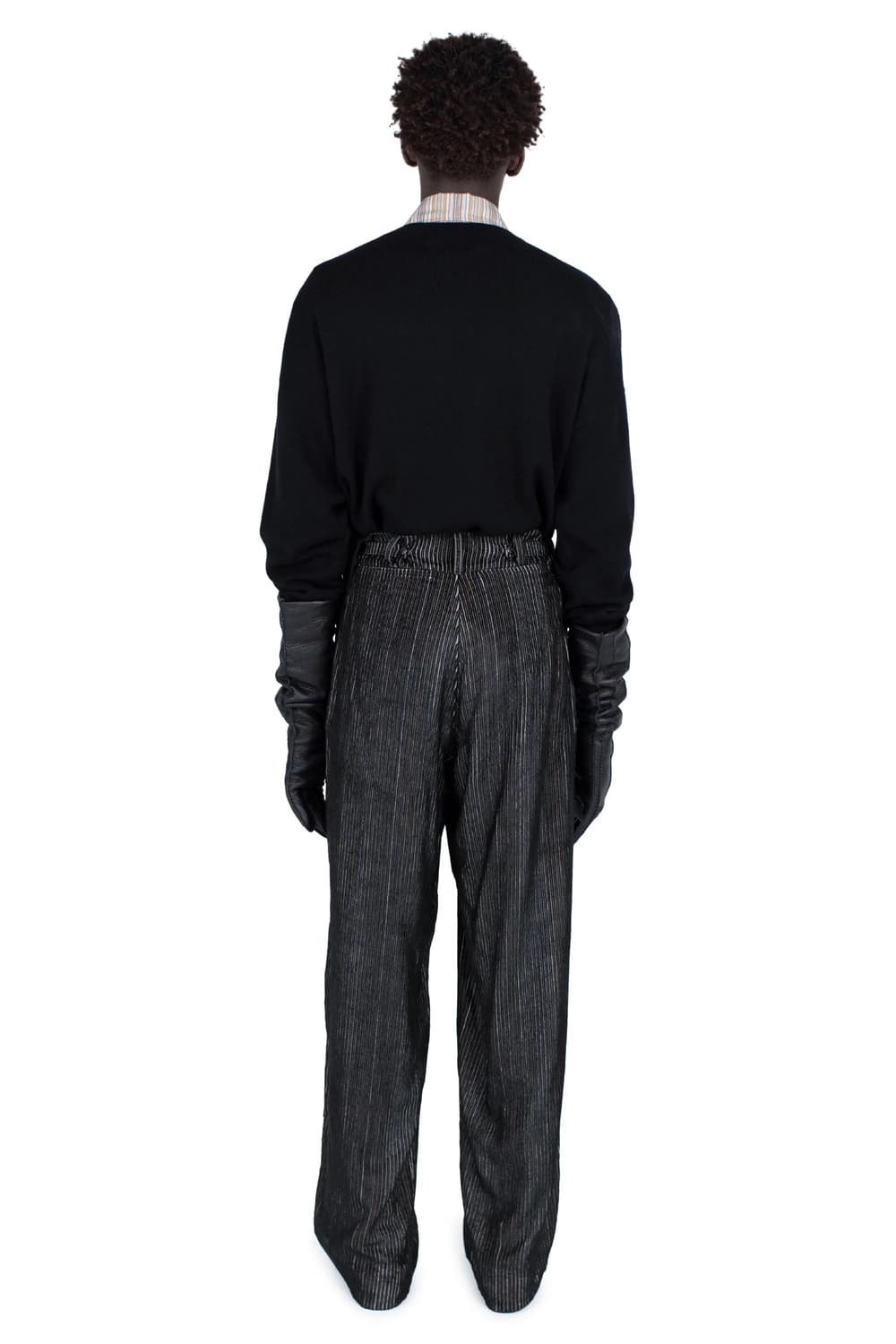 [52]키코 코스타디노브 25fw VIG 멀티 카라 니트/블랙 상품이미지6