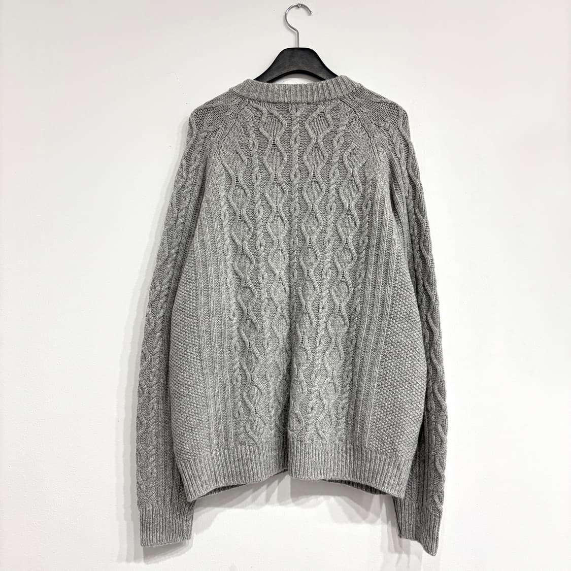 [새상품] 꽈배기 니트 가디건 상품이미지3