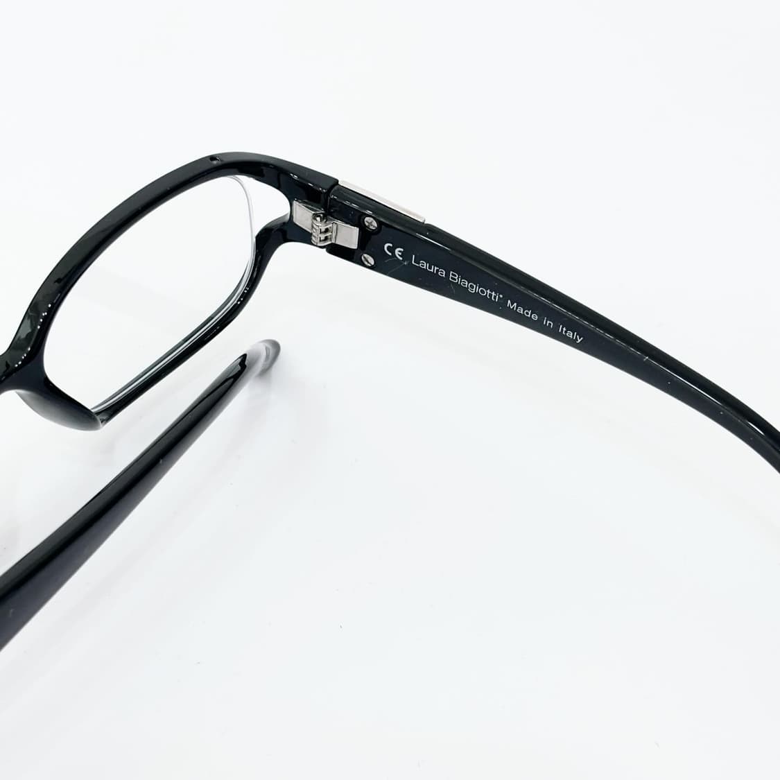 Laura Biagiotti 블랙 뿔테 데드스탁 빈티지안경 상품이미지5