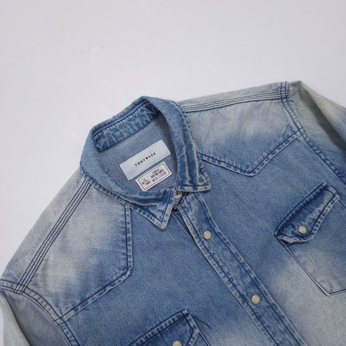 토니웩 데님 셔츠 상품이미지2