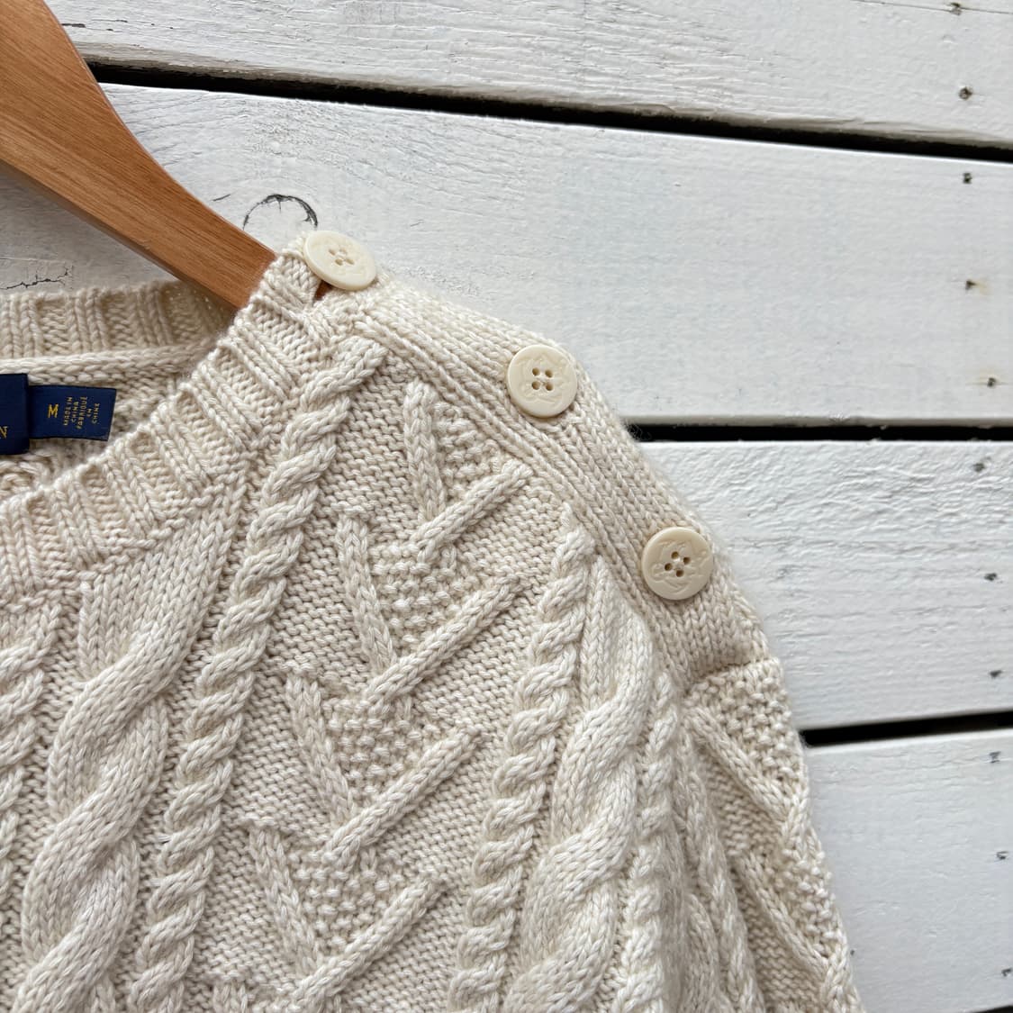 Polo 폴로 아란 니트 상품이미지3