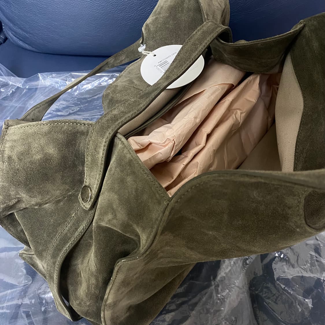 기마구아스 Maria 백 스웨이드 카키 상품이미지10