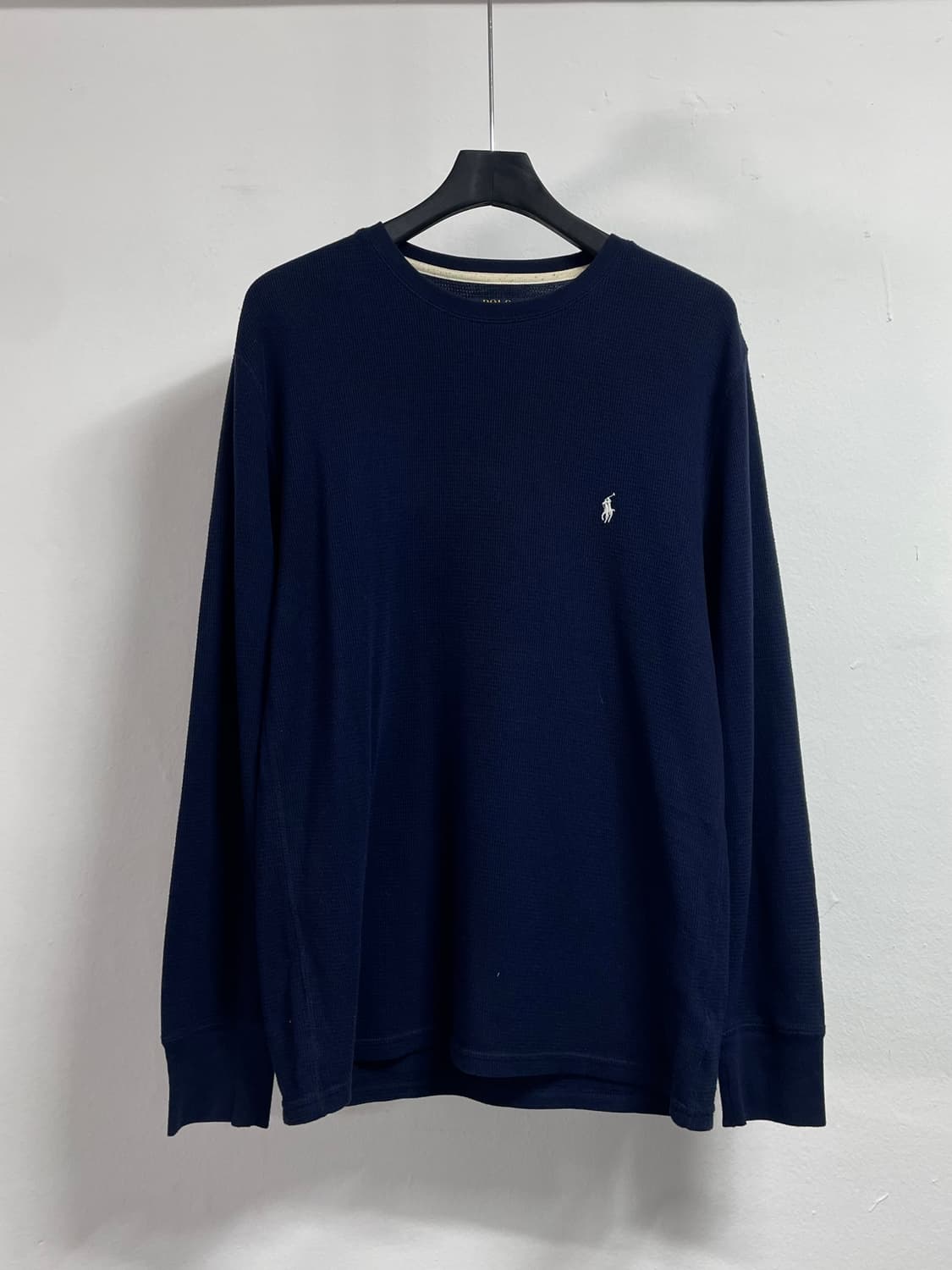 폴로 랄프로렌 네이비 와플 롱슬리브 (on.564) 상품이미지1