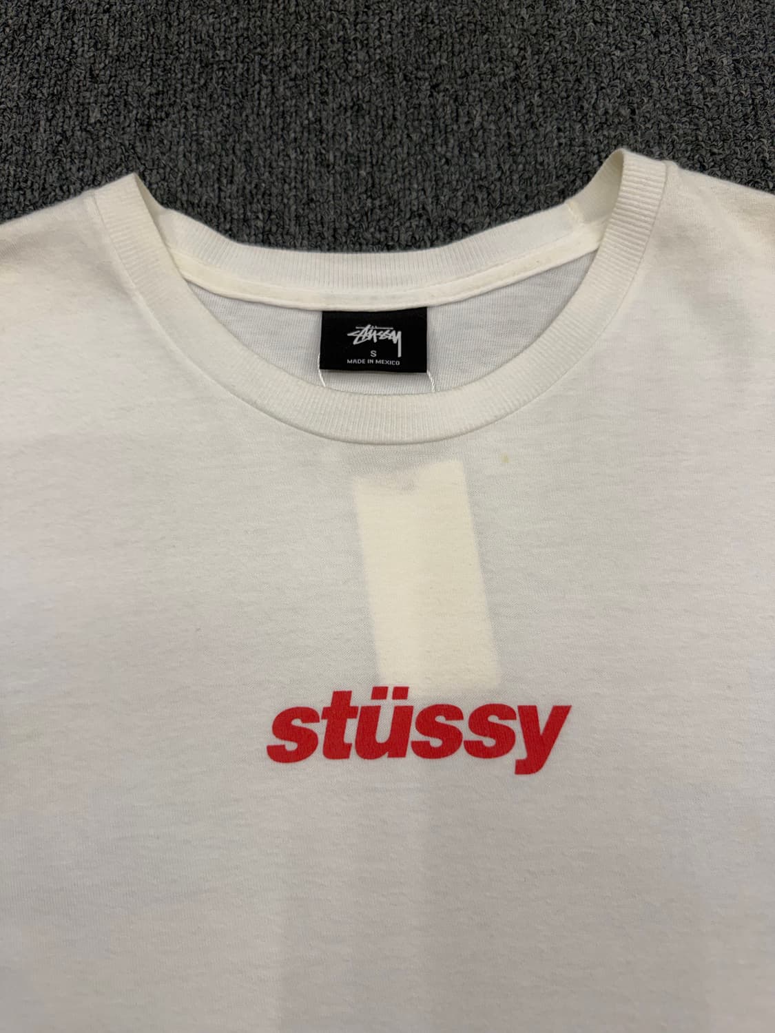S) 스투시 빈티지 레터링 반팔 티셔츠 상품이미지2