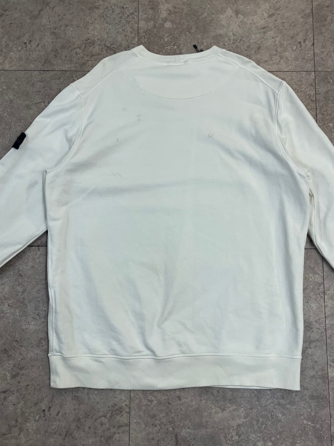 스톤아일랜드 맨투맨 화이트 3XL #csz3594 상품이미지6