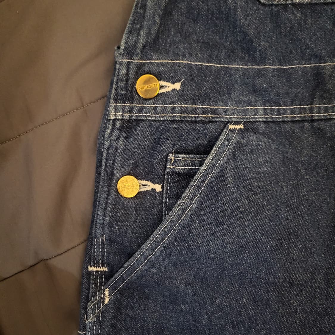 칼하트 R08 데님 오버롤 30x32 상품이미지4