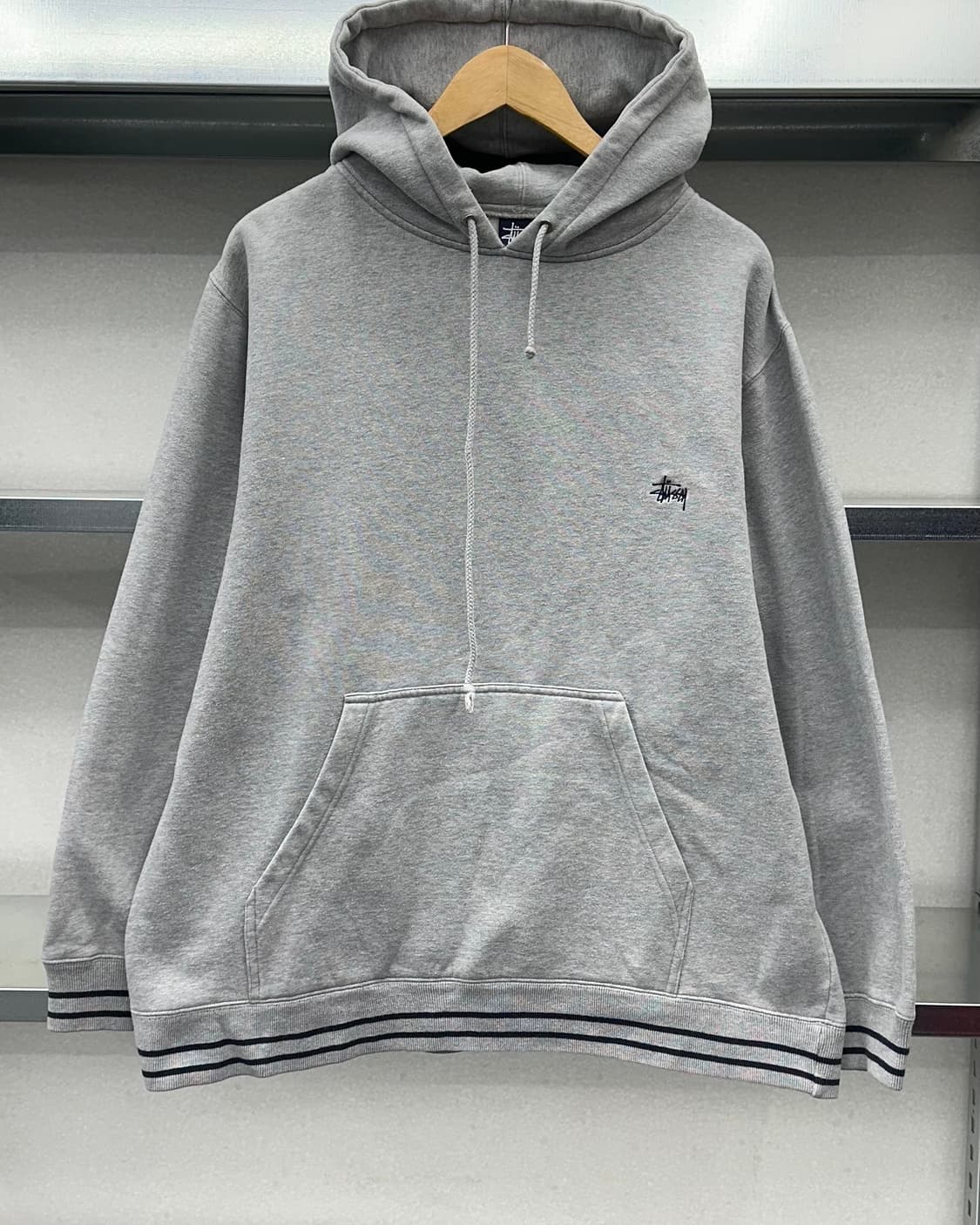 (L)스투시 자수 후드-M1541 상품이미지1