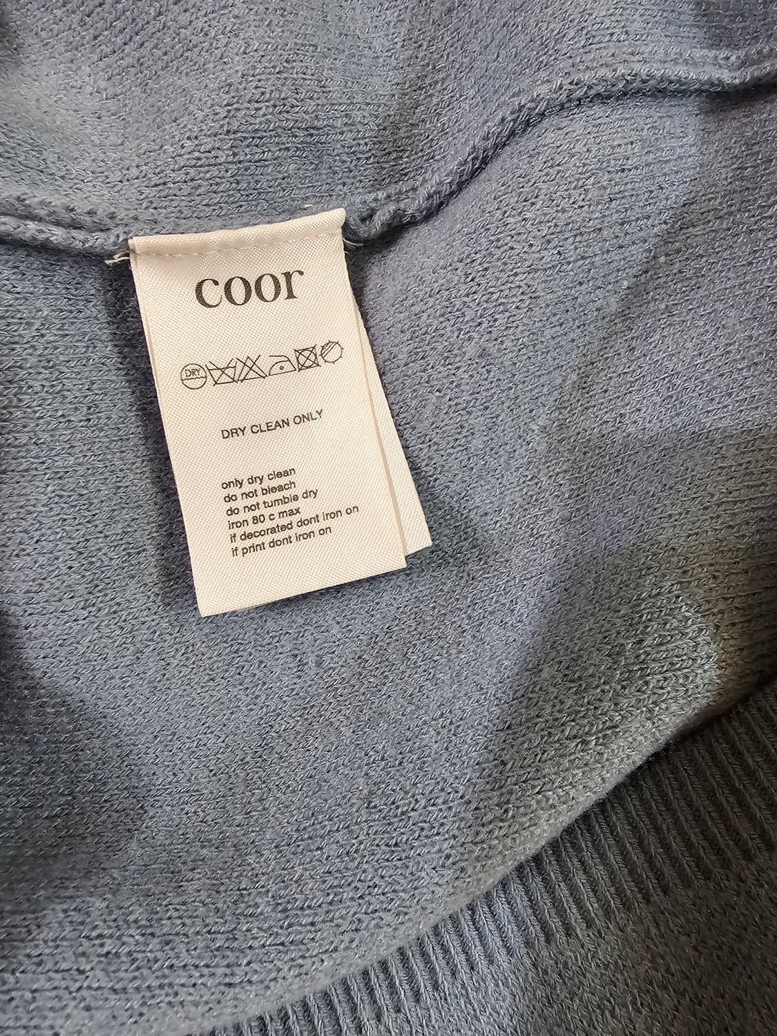 [M] COOR 쿠어 탑필 캐시미어 라운드 니트 상품이미지5