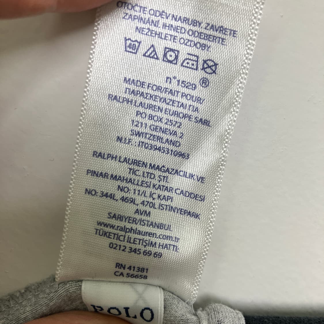 폴로 랄프로렌 그레이 코튼 집업 자켓 L 상품이미지7